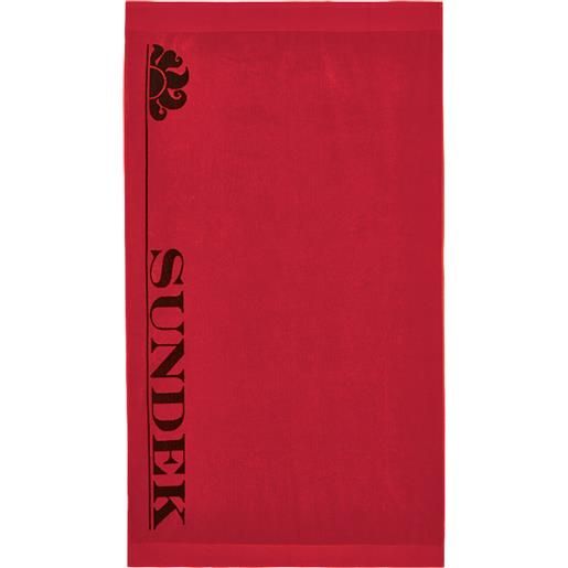 SUNDEK icon telo mare jacquard logo iconico