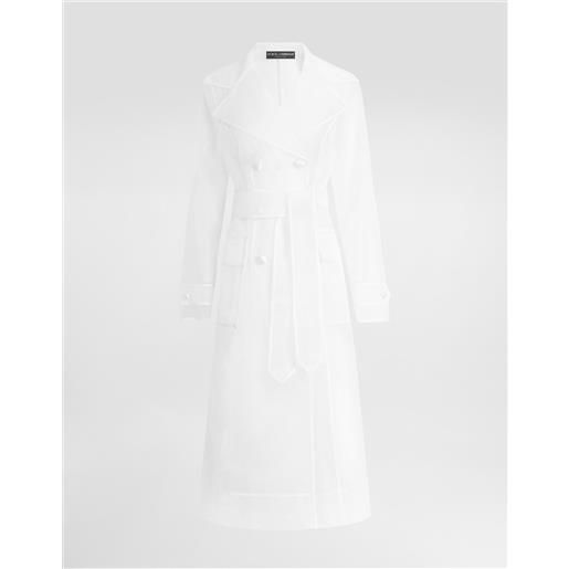 Dolce & Gabbana trench in organza tecnica