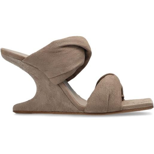 Rick Owens sandali con punta quadrata - toni neutri