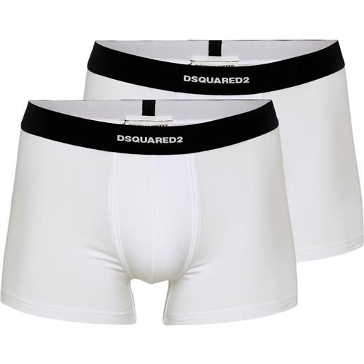 DSQUARED2 confezione da 2 boxer di colore bianco