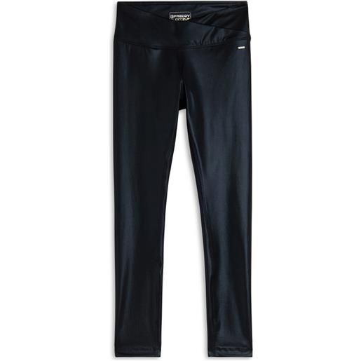 Freddy leggings vita regular 7/8 in jersey coated wet effect