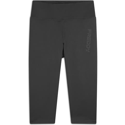 Freddy leggings corsaro con logo glitter