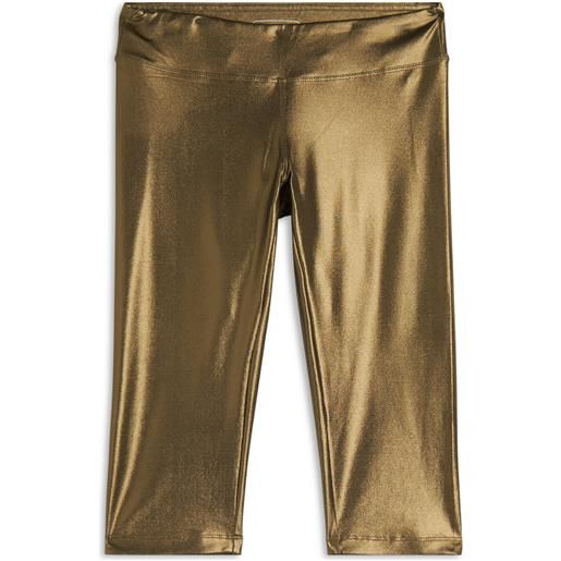 Freddy leggings corsari vita regular in tessuto tecnico wet effect