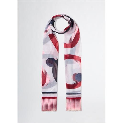 LIU JO stola donna st. Strip. Rosso pomp. 
