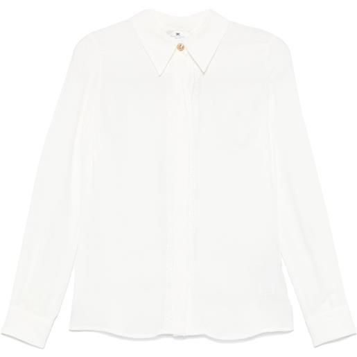 Elisabetta Franchi camicia in crêpe - bianco