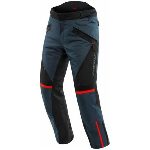 Dainese pantaloni tempest 3 d-dry ebony black lava-red | dainese