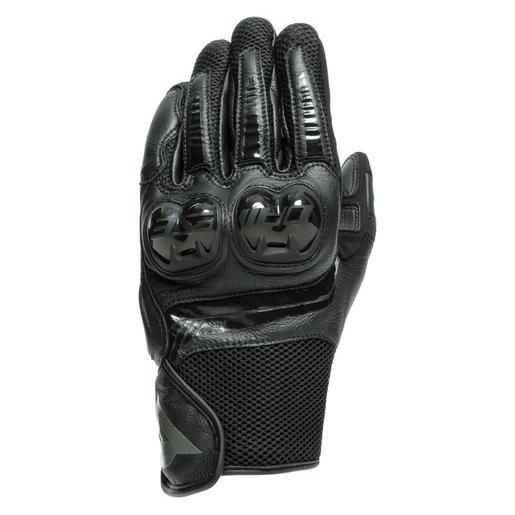 Dainese mig 3 unisex leather gloves black black | dainese