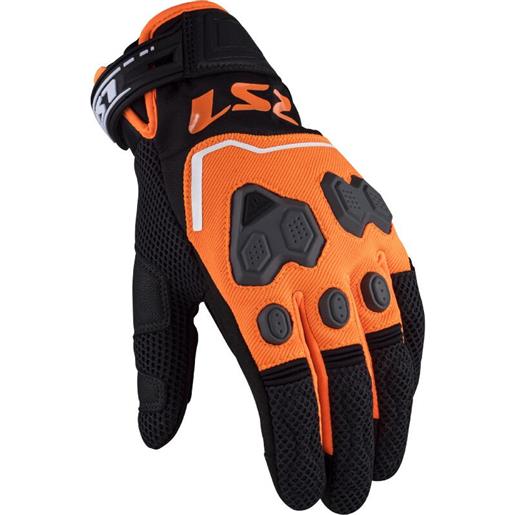 LS2 guanti vega man gloves black orange | LS2