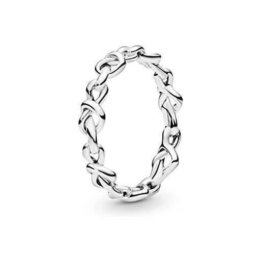 PANDORA anello con cuori annodati, 60