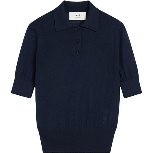 AMI Paris polo ami de coeur - blu