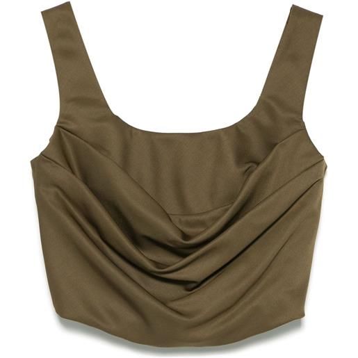 Giuseppe Di Morabito corsetto in lana - verde