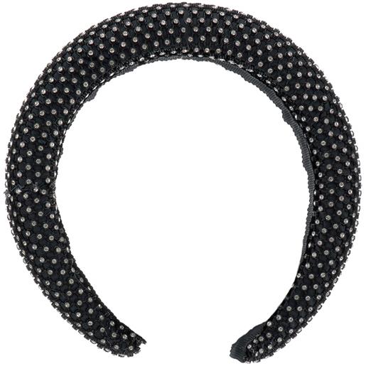 Monnalisa cerchietto satin con strass