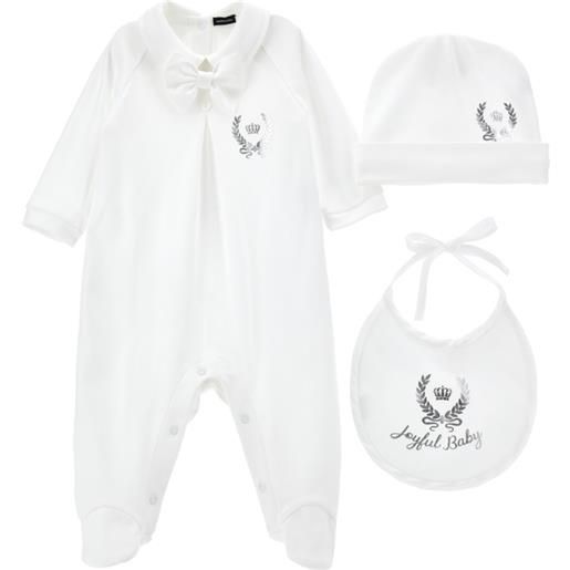 Monnalisa pagliaccetto marinière con bavaglia