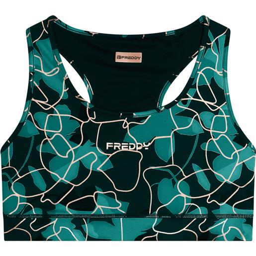 FREDDY reggiseno sportivo in tessuto tecnico flore flo77 top donna