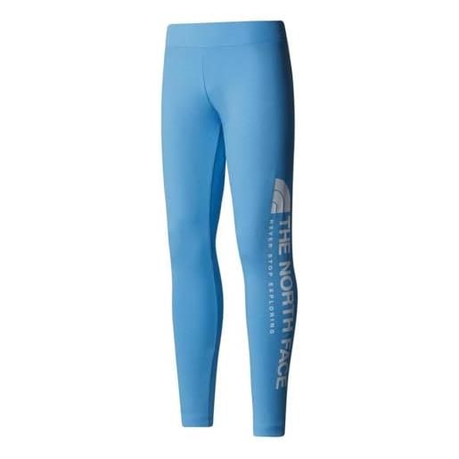 The North Face nf0a89hv3o41 girl's vertical graphic leggings leggings unisex bambino dark cornflower taglia xl
