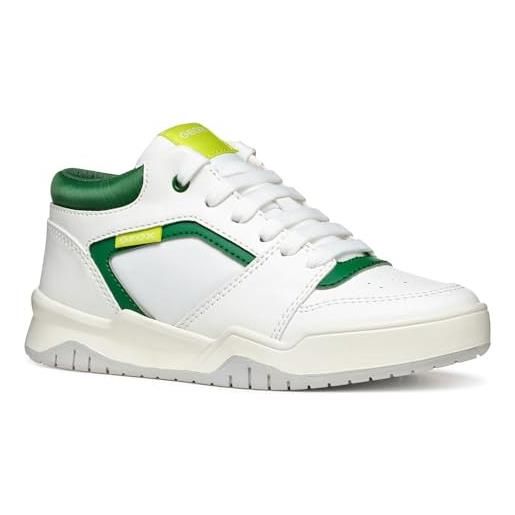 Geox j perth boy a - scarpe da ginnastica bambino, black, 