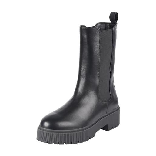 Bullboxer 137515f6s, stivaletto chelsea donna, black, 40 eu