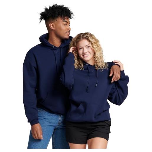 Russell Athletic, felpa in pile dri-power da uomo, con cappuccio, traspirante, in misto cotone, vestibilità comoda, taglie s-4x, x-large