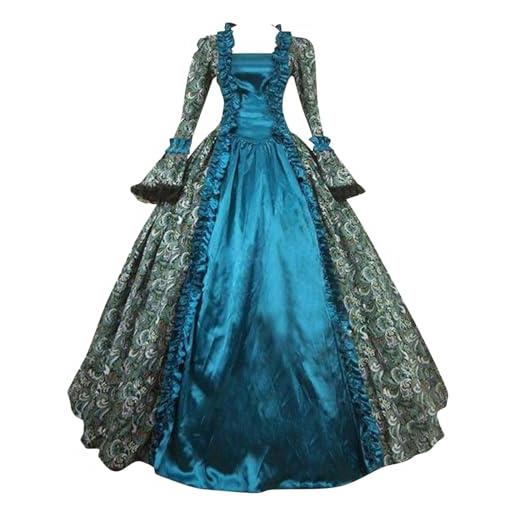 NaLatia vestiti donna natale vestito da regina medievale donna vittoriano abito da sera gotico rinascimentale eleganti vestito