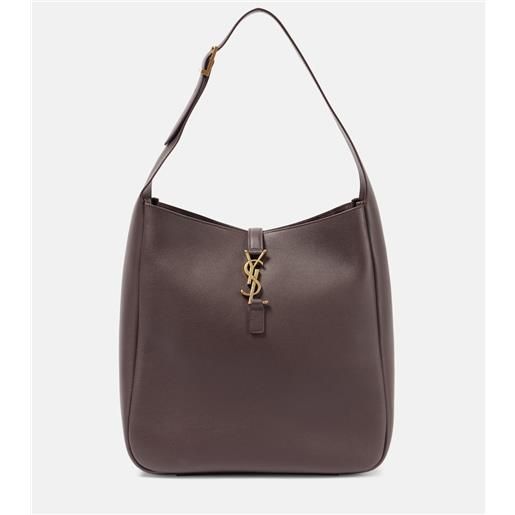 Saint Laurent borsa a spalla le 5 ã 7 large in pelle