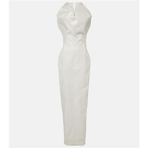 Rick Owens abito lungo in canvas