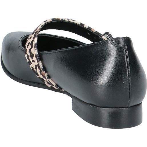 Le Serpentini mary jane in pelle con fibbia regolabile e tacco 2 cm