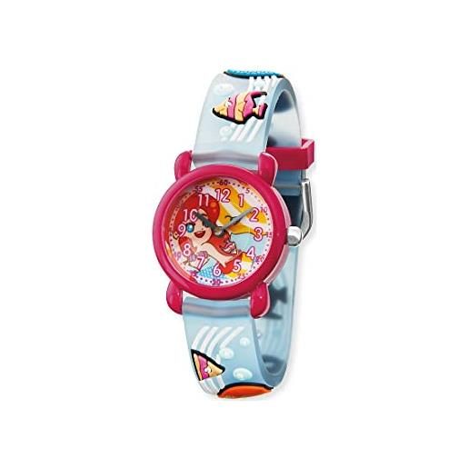 Herzengel orologio analogico al quarzo ragazza con cinturino in plastica hewa-mermaid