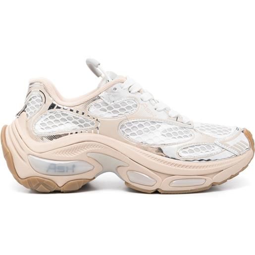 スニーカー ASH ADDICT03BIANCO Sneakers Addict Bianca E Argento ASH sneakers Addict bianca e argento - Stileo.it
