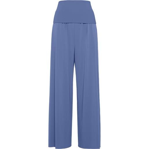 ERES pantaloni dao a gamba ampia - blu