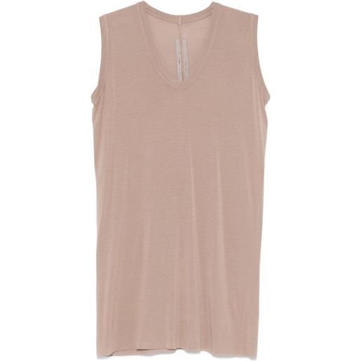 Rick Owens canotta in jersey leggero - toni neutri