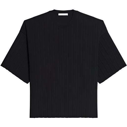 Helmut Lang t-shirt a coste - nero