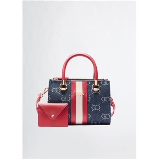 LIU JO borsa a mano donna blu denim