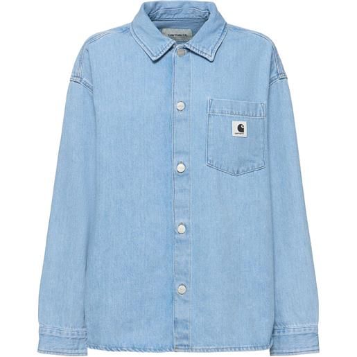 CARHARTT WIP camicia alta in denim