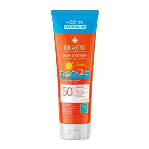 Rilastil - latte vellutato spf 50+ per bambini - protezione dal sole