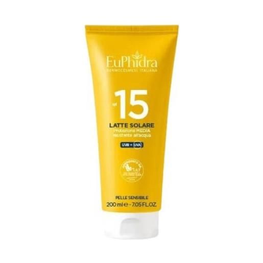 Euphisdra - latte solare spf15 - protezione media per pelli scure
