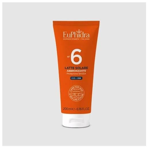 Euphidra - latte solare abbronzante spf 6 - 200 ml
