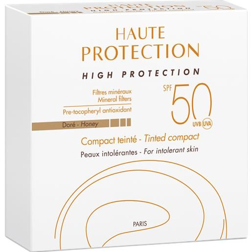 Avène compatto solare colorato viso spf 50+ dorato 10g