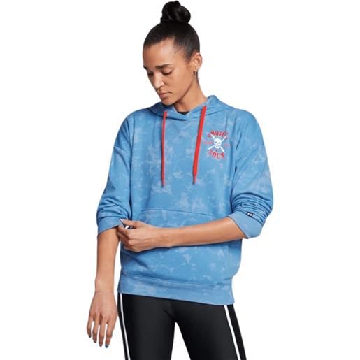 UNDER ARMOUR felpa con cappuccio project rock terry underground donna