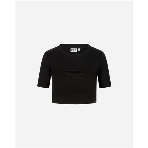 Fila contemporary street style w - t-shirt - donna - nero