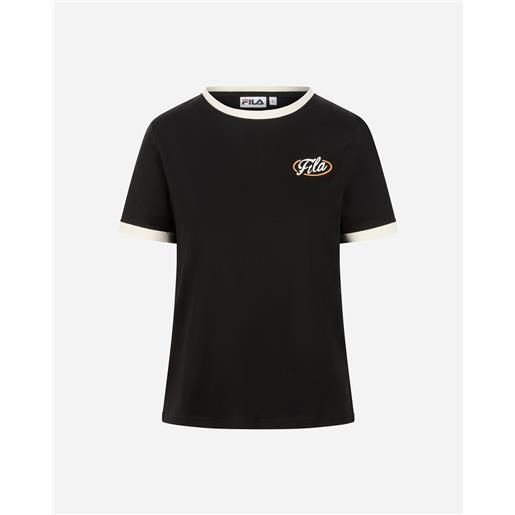Fila contemporary street style w - t-shirt - donna - nero