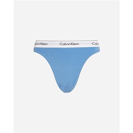 Calvin Klein Underwear high leg tanga w - intimo - donna - blu
