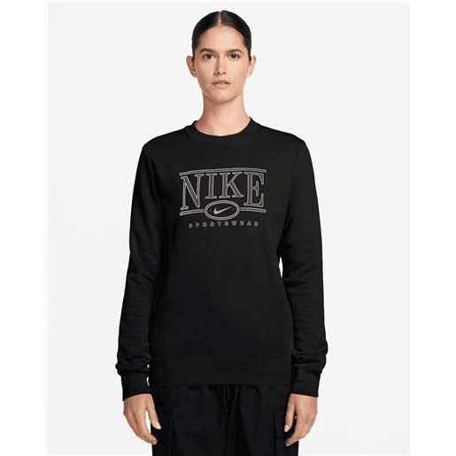 Nike club big logo w - felpa - donna - nero