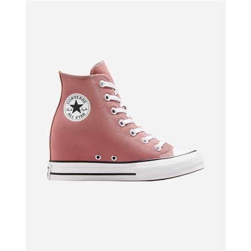 Converse chuck taylor all star wedge high w - scarpe sneakers - donna - marrone