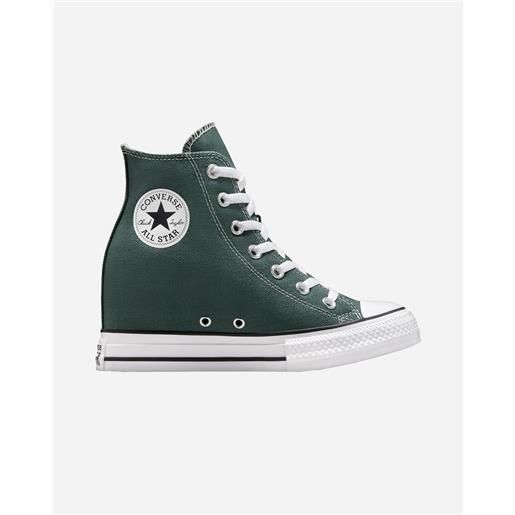 Converse chuck taylor all star wedge high w - scarpe sneakers - donna - nero