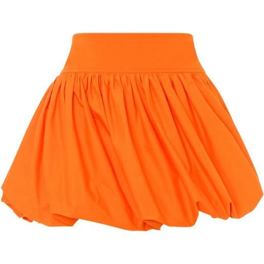 Alberta Ferretti shorts con orlo a palloncino - arancione