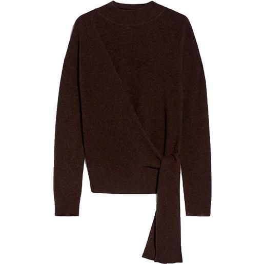 Penny Black pennyblack maglia lupetto con nodo colore cacao