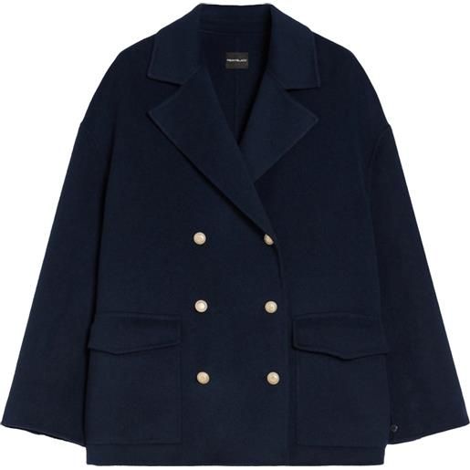 Penny Black pennyblack caban in lana double colore blu