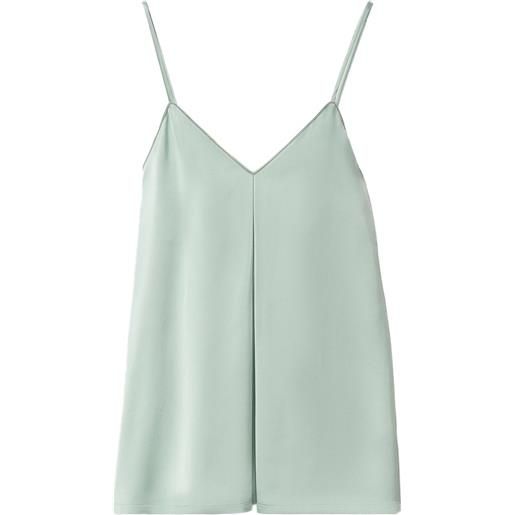 Fabiana Filippi canotta con pieghe - verde