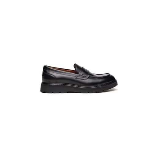 87779 00 NERO Sneaker zeppa confort lacci+lampo - ENVAL SOFT - Paolo