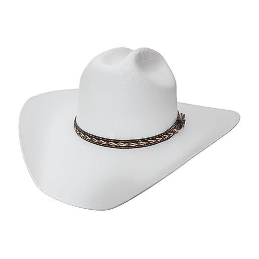 Yellowstone Frontier cappello da cowboy e cowgirl, bianco, small-medium
